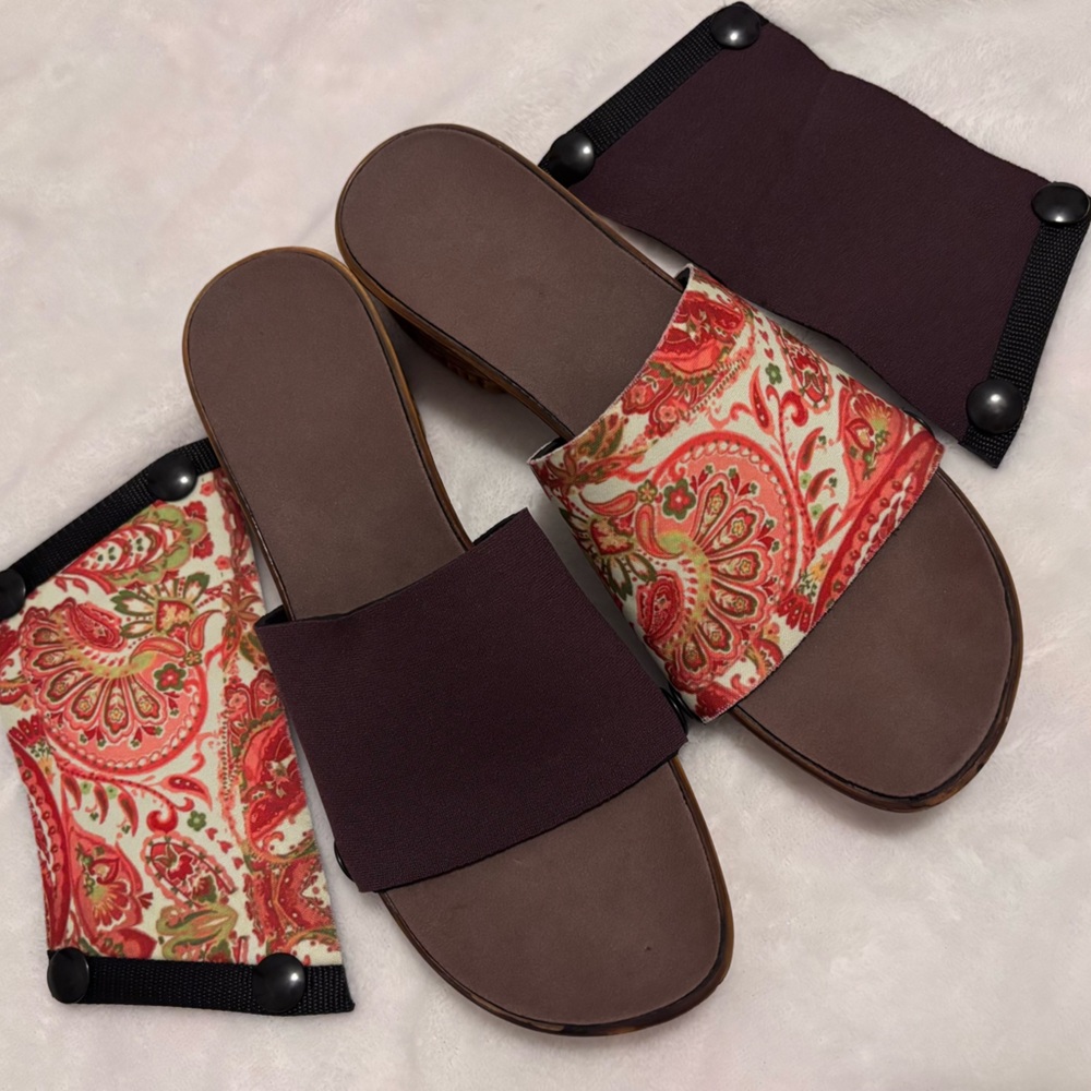 Onesole Corky Leisure Soft Step Wedge Sandals--EUC--6 - Picture 6 of 14